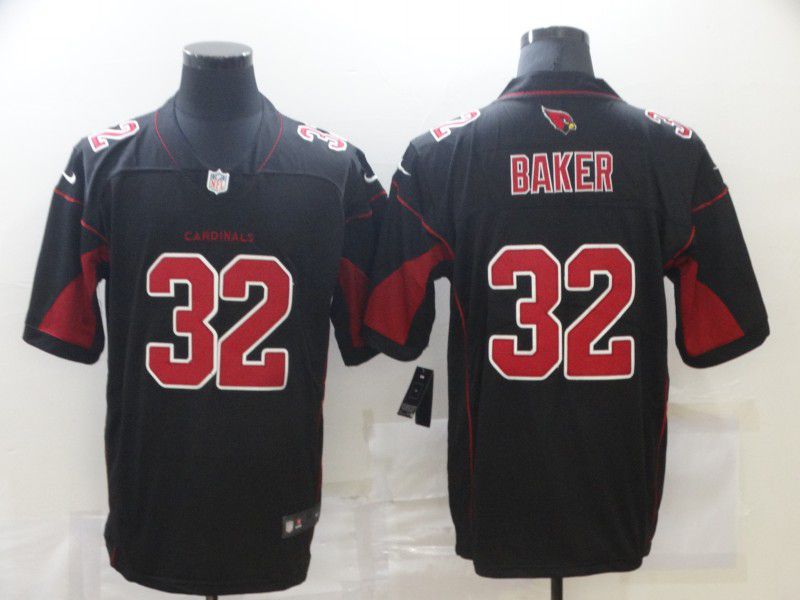 Men Arizona Cardinals #32 Baker Black red Nike Limited Vapor Untouchable NFL Jerseys->arizona cardinals->NFL Jersey